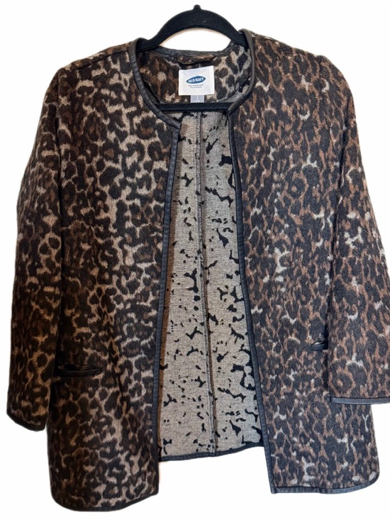 Old Navy Jackets & Blazers - Old navy leopard print jacket size S